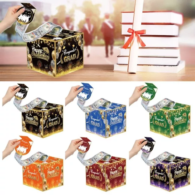 Cash Money Clip Commencement Money Pulling Box Paper Explosion Gift Boxes