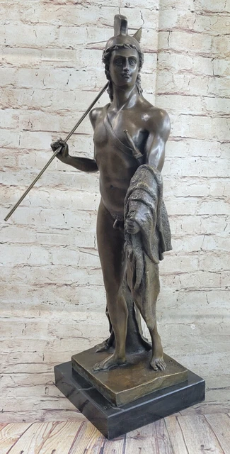 Hermes Mercure Dieu de la mythologie grecque et romaine couleur bronzée 16 cm - France Hermes Mercure Dieu de la mythologie grecque et romaine couleur bronzée 16 cm - France