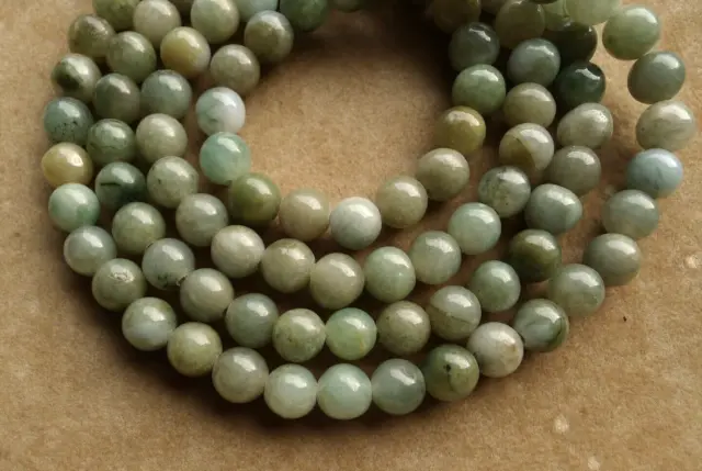 104cm Perles 10mm JADE Naturel Pierre Lithothérapie Chapelet Natural Beads Mala