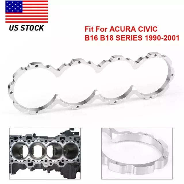 CNC Block guard for B16 B18 B18C GSR B-series CRX Turbo Integra Civic US STOCK