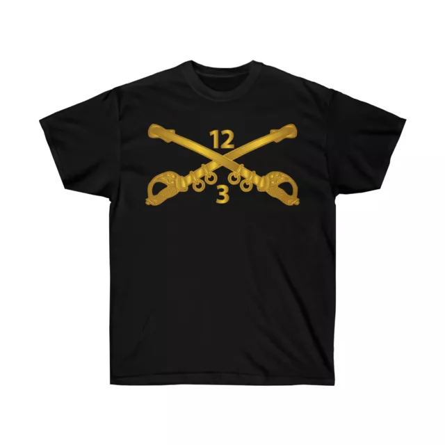 Classic - Unisex Ultra Cotton Tee - Army - 3rd Squadron - 12th Cavalry Branch