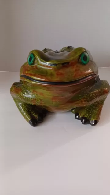 Vintage Arnel's Large Ceramic Frog Toad Figurine