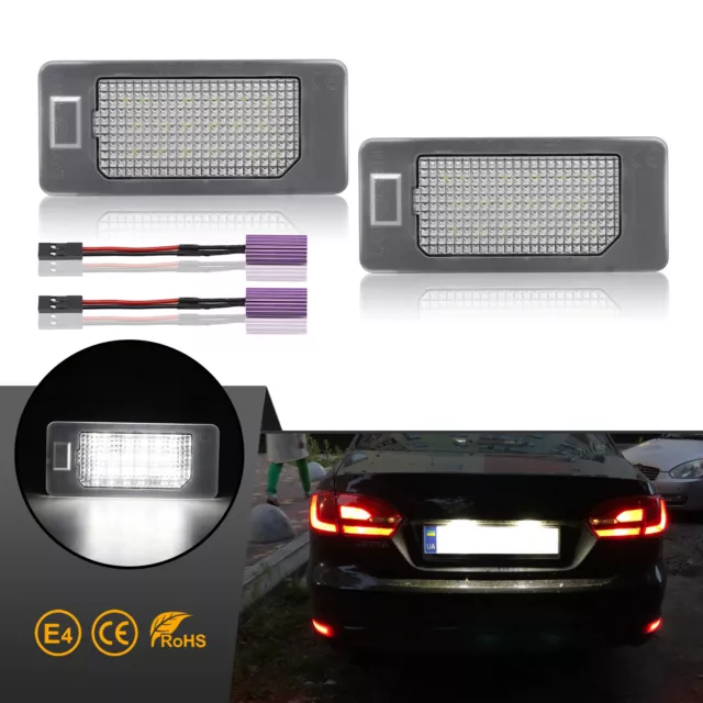 Led Kennzeichenbeleuchtung für Audi A4 S4 A6 Avant | VW Golf VI 6 Touran Tiguan