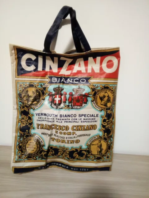 Cinzano Bianco Busta Plastificata Vintage anni 60'