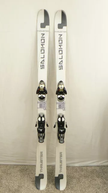161cm SALOMON TENEIGHTY THRUSTER Twin Tip Park Pipe Skis w/ S810 Bindings 161cm SALOMON TENEIGHTY THRUSTER Twin Tip Park Pipe Skis w/ S810 Bindings