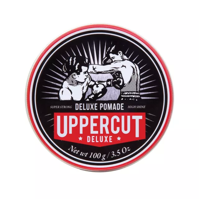 Uppercut Deluxe Pomade Strong Hold High Shine Hair Styling Pomade For Men 100g