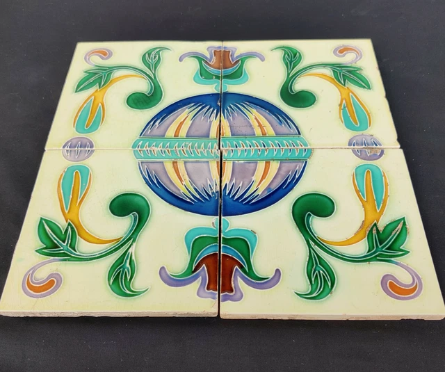Vintage Globe Design Ciselé Nouveau Architecture Meubles Carreaux Japon 2