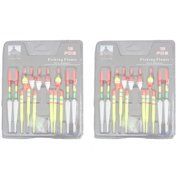 30 Pcs Mehrzweck-Angelschwimmer Schwimmer Zum Fischen Schwimmt Boje