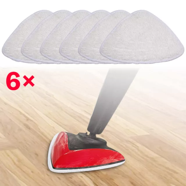 6x Ersatzbezüge für Vileda Steam Dampfreiniger Ersatzbezug 100 Hot Spray Mop BN