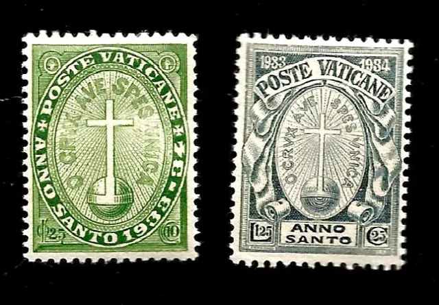 Vatikanstadt Kreuz & Kugel Halbpost Marken 1933 Vatican City Semi-Postal Mint St