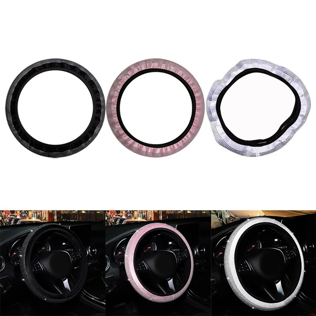 Pantofola da incasso auto coprivolante strass bling diamantato