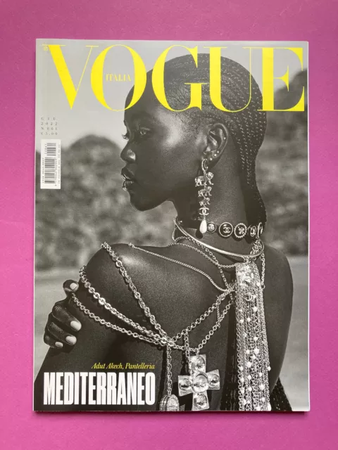 Magazine Vogue Italia juin 2022 Adut Akech Cover Italy 861 new Giugno june