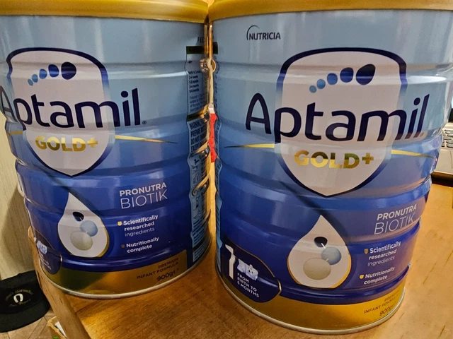 2 Aptamil Gold Plus ProNutra Biotik Stage 1 Infant Formula 900 g EXP  7-13-2024