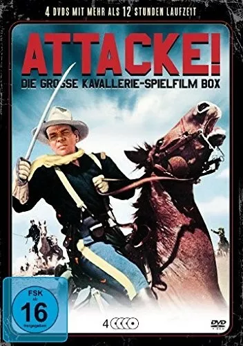 ATTACKE! DIE GROßE KAVALLERIE-SPIELFILM BOX   4 DVD NEUF