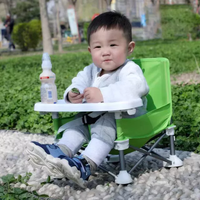 Outdoor Camping Chair Mini Folding Portable High Chair for Infants Toddlers CH