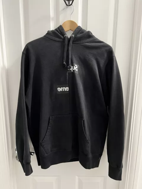 Supreme comme sales de garcons hoodie