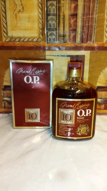 Brandy Grand Reserve O.P. Oro Pilla 10 Anni 27 Gennaio 1975 75cl 40% Con Box