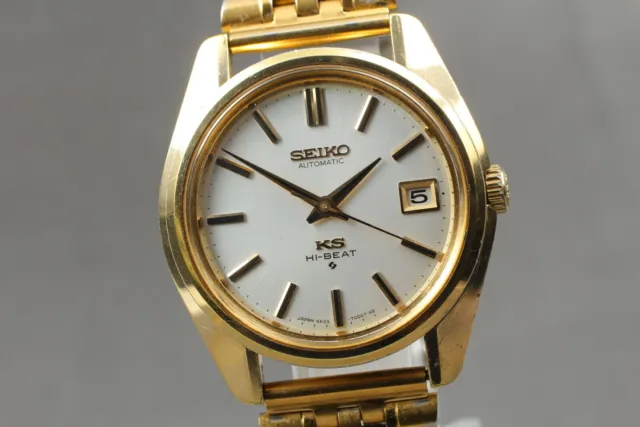 Orologio automatico da uomo vintage 1970 [Exc+5] KING SEIKO KS HI-Beat...