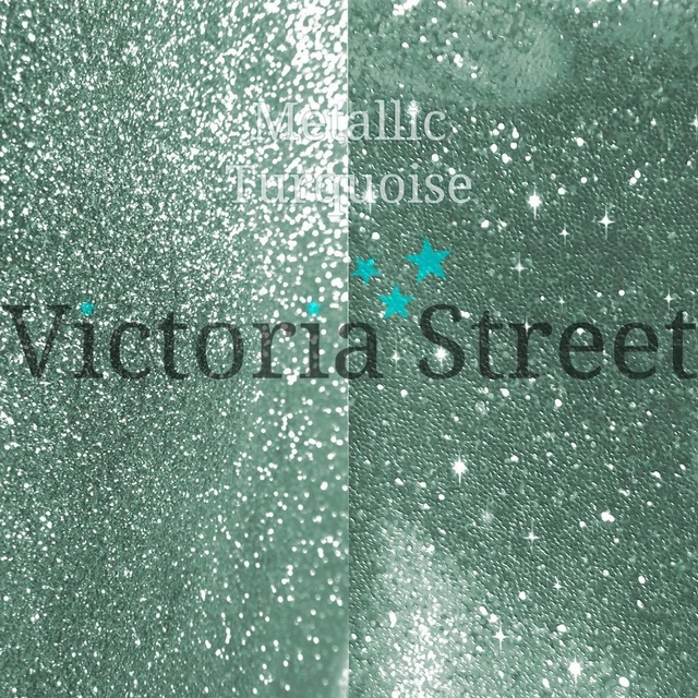 Victoria Street Glitter - Metallic Turquoise - Fine 0.008" / 0.2mm Mint Green