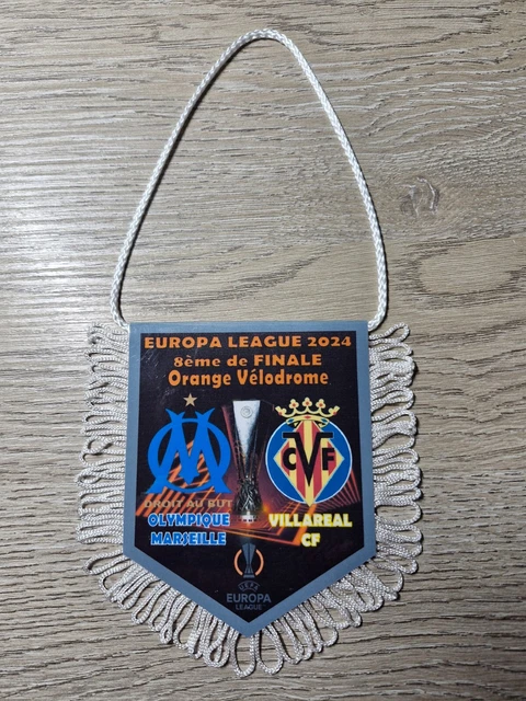FANION PENNANT FOOTBALL Europa League 2022 OM MARSEILLE