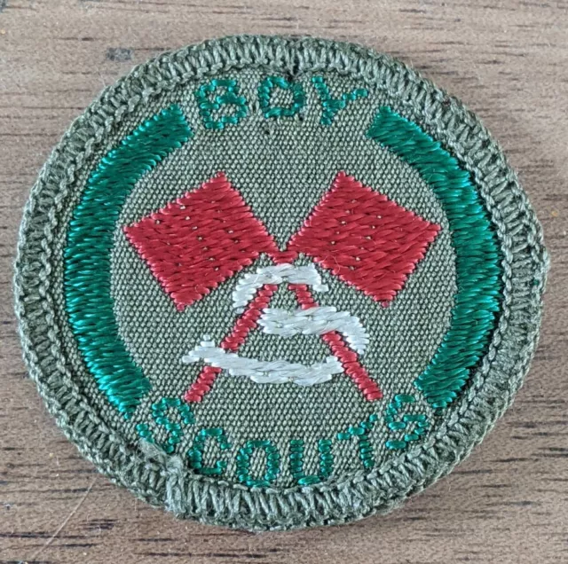 Scarce Boy Scouts Signaller Proficiency Badge