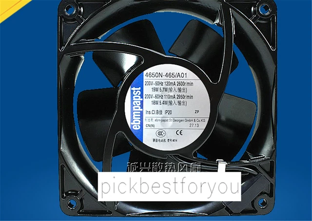 1pc for 4650N-465/A01 12038 230V full iron heat-resistant fan #M436D QL