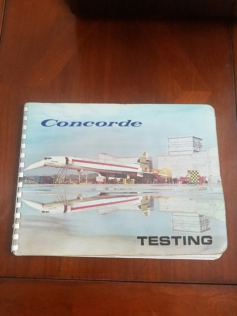 AVIATION AVION CONCORDE Testing C. 38 1968 Photos Atelier Hall EUR 150 ...
