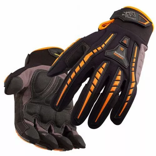 Black Stallion Anti-Vibration Mechanic's Work Gloves Medium