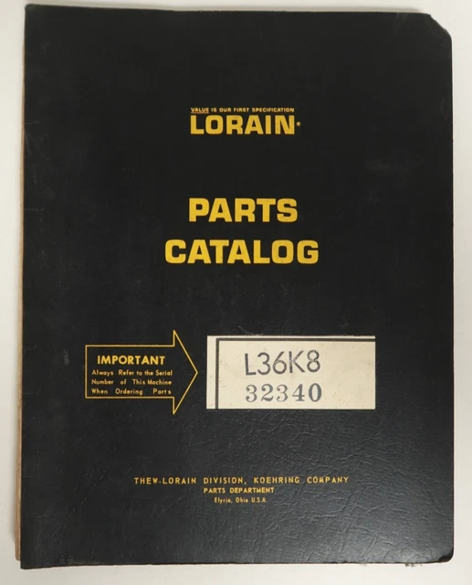 Lorain Crane FOR SALE! - PicClick display picture 1