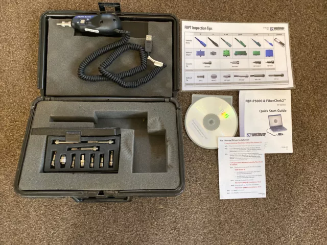 WESTOVER SCIENTIFIC FBP-P5000 Digital Probe + Paperwork & Software + Case.