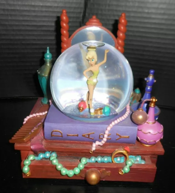 Disney Store Tinkerbell Disney Fairies Musical Snow Globe