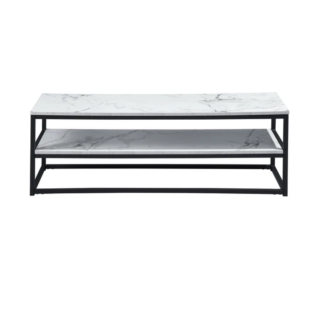 47.2 inch White Marble Pattern TV STAND With Storage