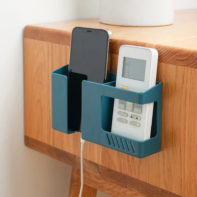 Mobile Phone Stand Convenient Wall-mounted Remote Control Wall Storage Rack Abs