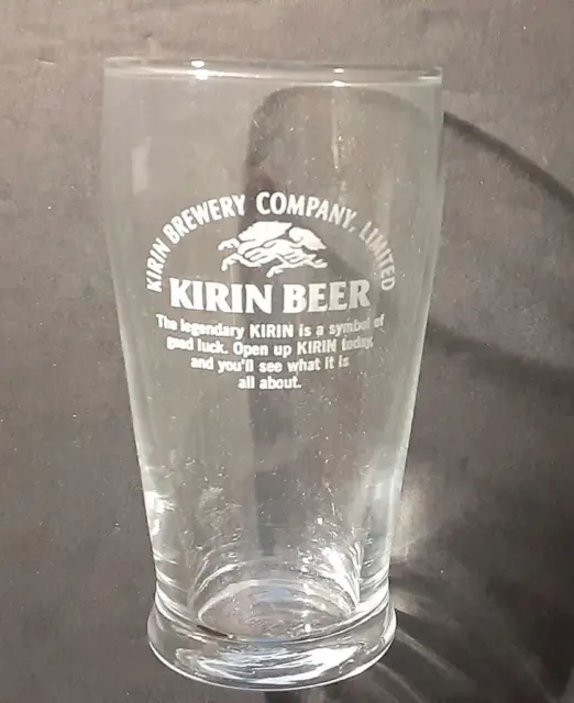 Kirin Beer Glass 4" Tall Kirin Brewery Company, Limited Japan