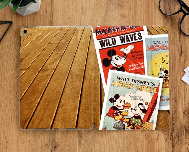 Mickey Mouse comic book covers iPad case with display screen for all iPad models