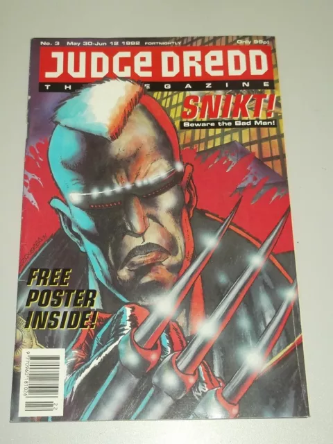 2000Ad Megazine #3 Vol 2 Judge Dredd With Free Gift*
