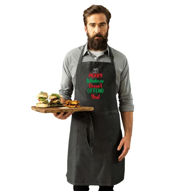 Christmas Xmas Merry Whatever Doesnt Offend You - Funny Novelty Kitchen Apron