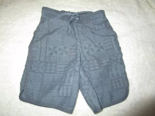 Boys Pumpkin Patch dark grey  Board Shorts with print Size 3