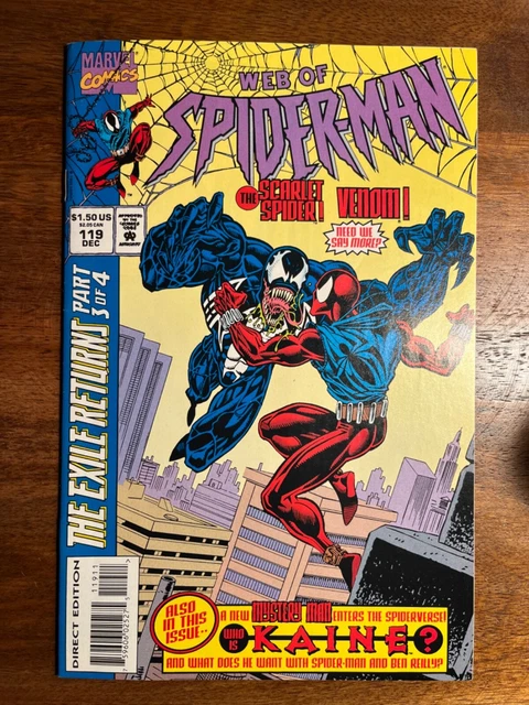 Web Of Spiderman #119 First App KAINE! Direct Edition 1994 Marvel Comics