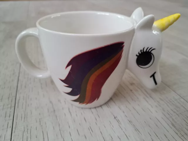 Ceramic Unicorn Colour Changing Mug 3D Heat Activated Sensitive Magic Coffee Cup