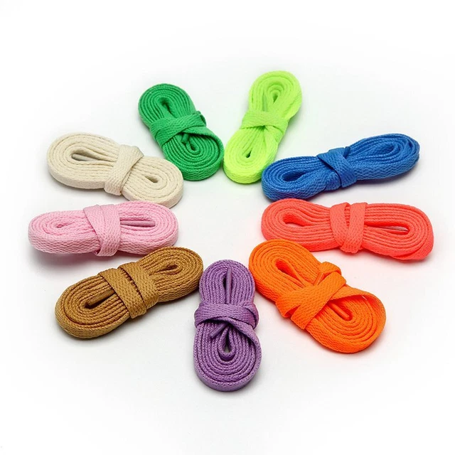 1 Pair Strings Shoelaces Flat Shoe laces Sneakers Athletic Sport Shoelace