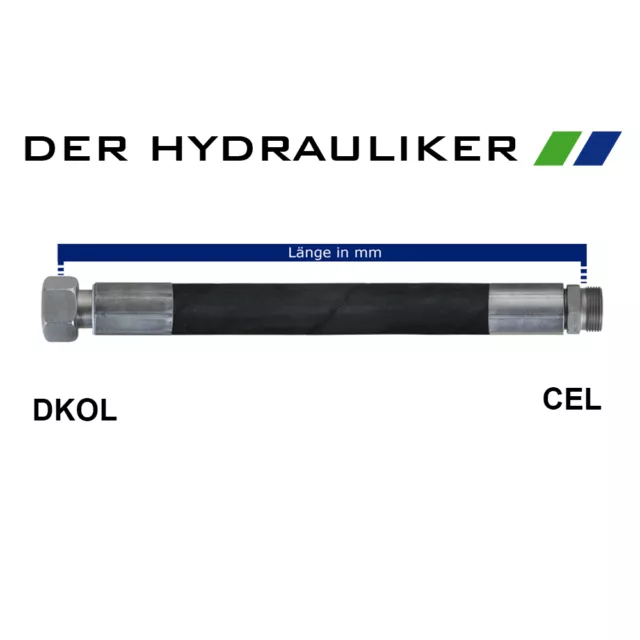 Flexible hydraulique 2SC, BSP, DN06 1/4, IG/IG 45°, adapté à vos besoins,  200, 1