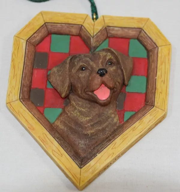 Kurt Adler Chesapeake Bay Retriever Dog Christmas 3D Ornament 4" T 3.5" W  NWT