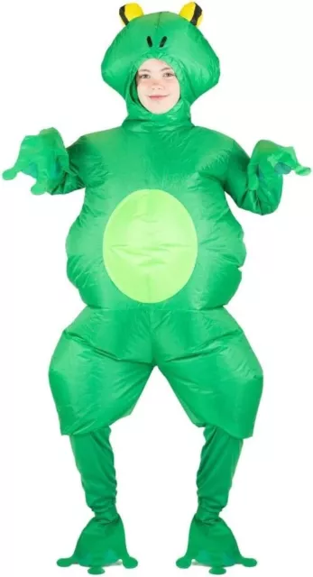 Inflatable Frog Fancy Dress | Costume Outfit Girls & Boys BODYSOCKS