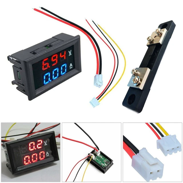 Voltmetro Digitale Amp Volt Tester Parti Utile Nuovo Voltaggio Currant