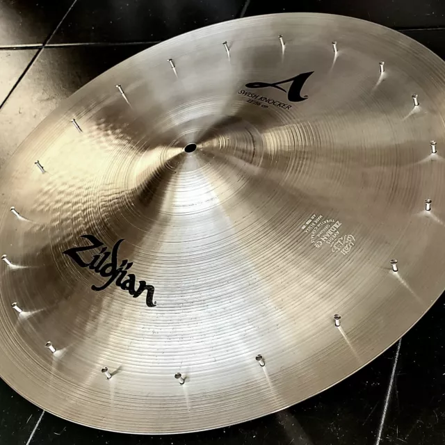 Zildjian A 22" Swish Knocker w/ 20 Rivets - 2414g