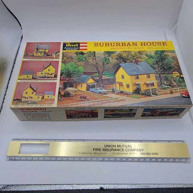 REVELL HO SCALE SUBURBAN HOUSE Model Kit T9034 50.00 PicClick