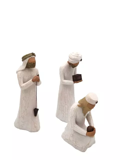 ✅ Willow Tree Nativity: Three Wisemen (Sculpture Set)  Religious Christmas Decor