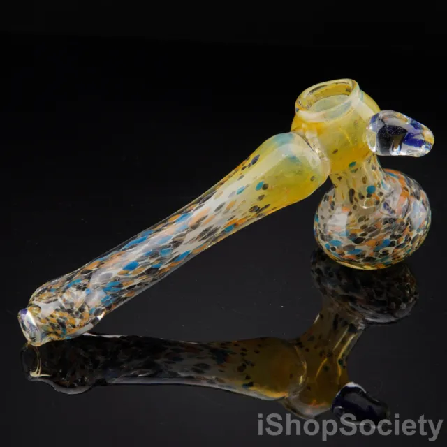 6" Frit Hammer Bubbler Tobacco Smoking Pipe Thick Collectible Pipes - P675A