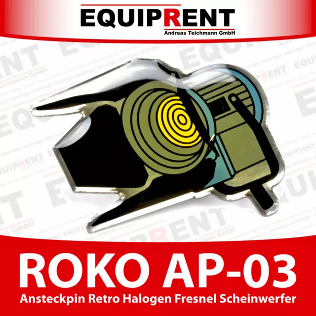 ROKO AP-03 Retro Épinglette Bouton Halogène Fresnel Film Phares EQ043